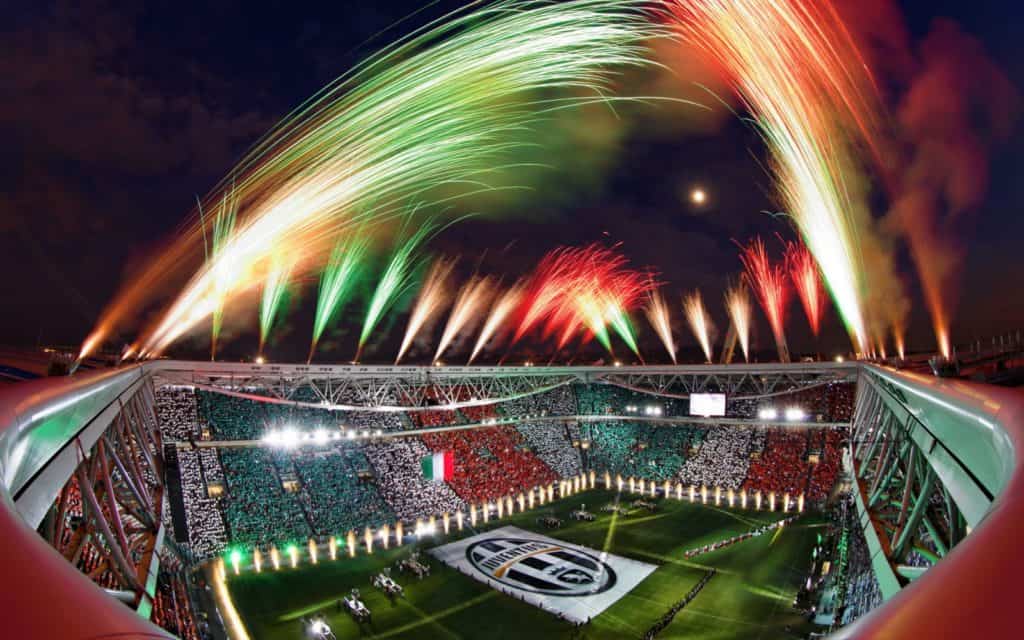 I lavori di costruzione dello Juventus Stadium